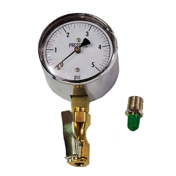 Schrader Quick-Connect w/ 5 psi Pressure Gauge 1